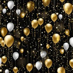 Party Background Wallpaper - black and gold birthday background  