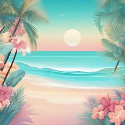 Beach Background Wallpaper - beach pastel wallpaper  