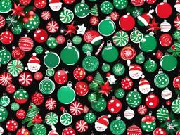 Crazy Christmas Background  