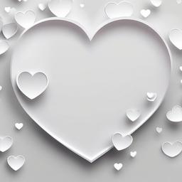 Heart Background Wallpaper - white heart wallpaper aesthetic  