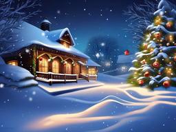 Wallpaper Christmas Snow  