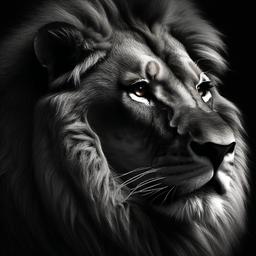 Lion Background Wallpaper - lion pic black background  