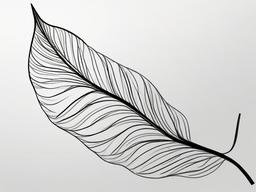 simple drawing of a leaf  minimal rough sketch scribbles,doodles,black and white