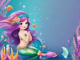 Birthday Background Wallpaper - mermaid photo backdrop  