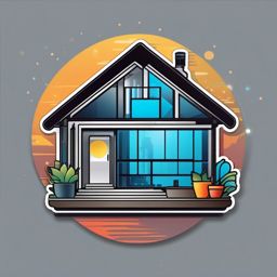 Smart Home sticker- Automation Bliss Haven, , color sticker vector art