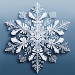 snowflake clipart - unique and intricate in design. 