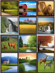 Pictures clipart - pictures of animals in various settings  