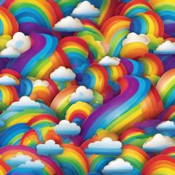 Rainbow Background Wallpaper - rainbow in the sky background  