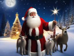 Father Christmas Wallpaper  