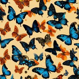 Butterfly Background Wallpaper - butterfly background black  