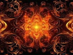 Fire Wallpaper - Fire swirling in intricate patterns  background wallpaper