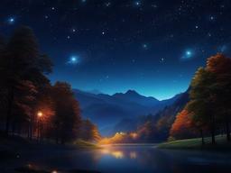 Starry Sky Background Free  ,desktop background wallpaper