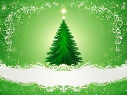 Green Christmas Wallpaper  