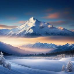 Mountain Background Wallpaper - snowy mountain background  