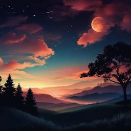 Sky Background Wallpaper - beautiful night sky background  