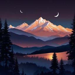 Mountain Background Wallpaper - mountain night wallpaper  