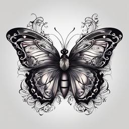 pinned butterfly tattoo  