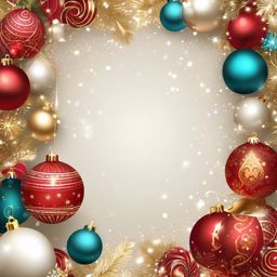 Christmas Background Wallpaper - Festive Christmas Decorations  wallpaper style, intricate details, patterns, splash art, light colors