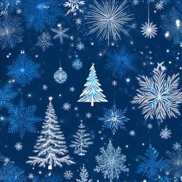 Christmas Background Wallpaper - blue christmas tree wallpaper   