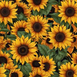 Sunflower Background Wallpaper - pumpkins and sunflowers wallpaper  