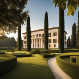 palladian villas, with harmonious proportions, evoke serenity in the veneto region of italy. 