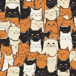 Cat Background Wallpaper - cat print background  