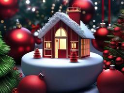 3D Christmas Wallpaper  