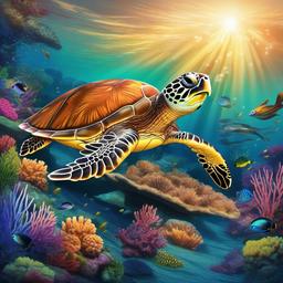 Sea Turtle  clipart