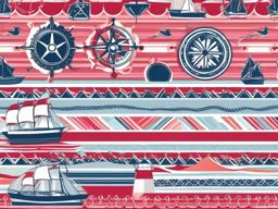 Preppy Backgrounds - Nautical Preppy Style at Martha's Vineyard  wallpaper style, intricate details, patterns, splash art, light colors