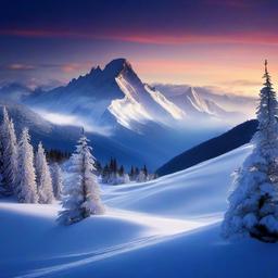 Winter background wallpaper - winter mountain wallpaper  