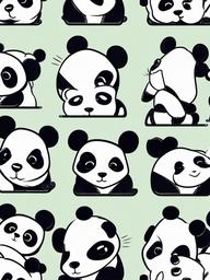 cute panda drawing wallpaper  ,mobile iphone background wallpaper