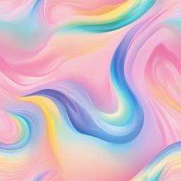 Pastel Color Rainbow on soft pink Background with colour flowing into each other watercolor style