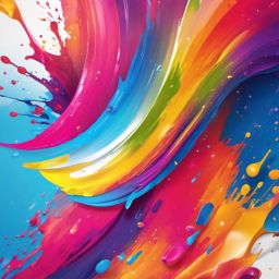 colorful bright splash art background 