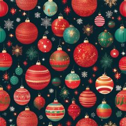 Christmas Background Images - Festive Decorations and Lights wallpaper, abstract art style, patterns, intricate