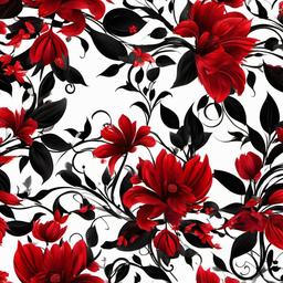 Red Background Wallpaper - red and black flower background  