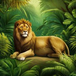 Lion Background Wallpaper - lion jungle background  