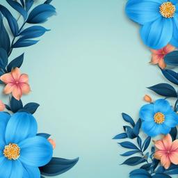 Flower Background Wallpaper - blue flower background wallpaper  