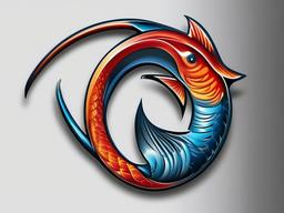 3D Fish Hook Tattoo-Realistic and three-dimensional tattoo featuring a fish hook, perfect for fishing enthusiasts.  simple color vector tattoo