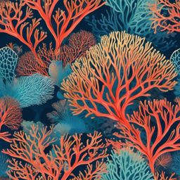 Ocean Wallpapers - Coral Reef Exploration wallpaper, abstract art style, patterns, intricate