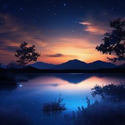 Sky Background Wallpaper - blue night sky wallpaper  