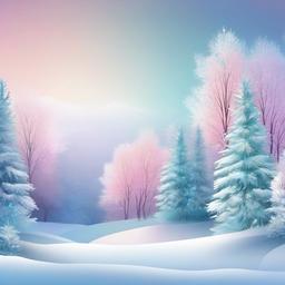 Winter background wallpaper - pastel winter background  