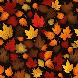 Fall Background Wallpaper - cartoon fall leaves background  