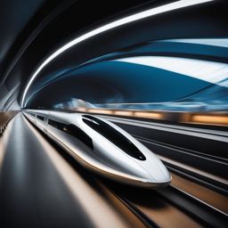 magnetic levitation train, hurtling passengers at incredible speeds through a frictionless tunnel. 