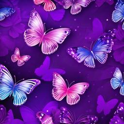 Butterfly Background Wallpaper - wallpaper butterfly purple  