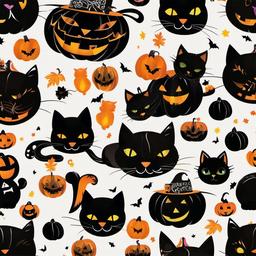 Halloween Background Wallpaper - cat halloween wallpaper  