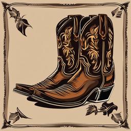 Cowboy Boot  clipart