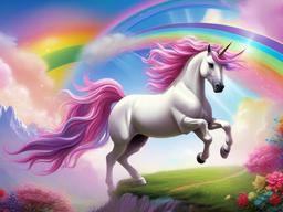 Rainbow Unicorn Wallpaper  