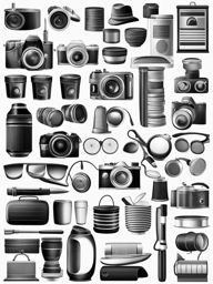 free clip art images clipart black and white - an assortment for creative projects. 