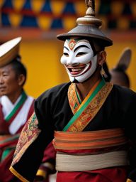 bhutan - celebrates a traditional bhutanese festival with masked dances and vibrant costumes. 