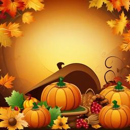 Thanksgiving Background Wallpaper - thanksgiving cartoon background  